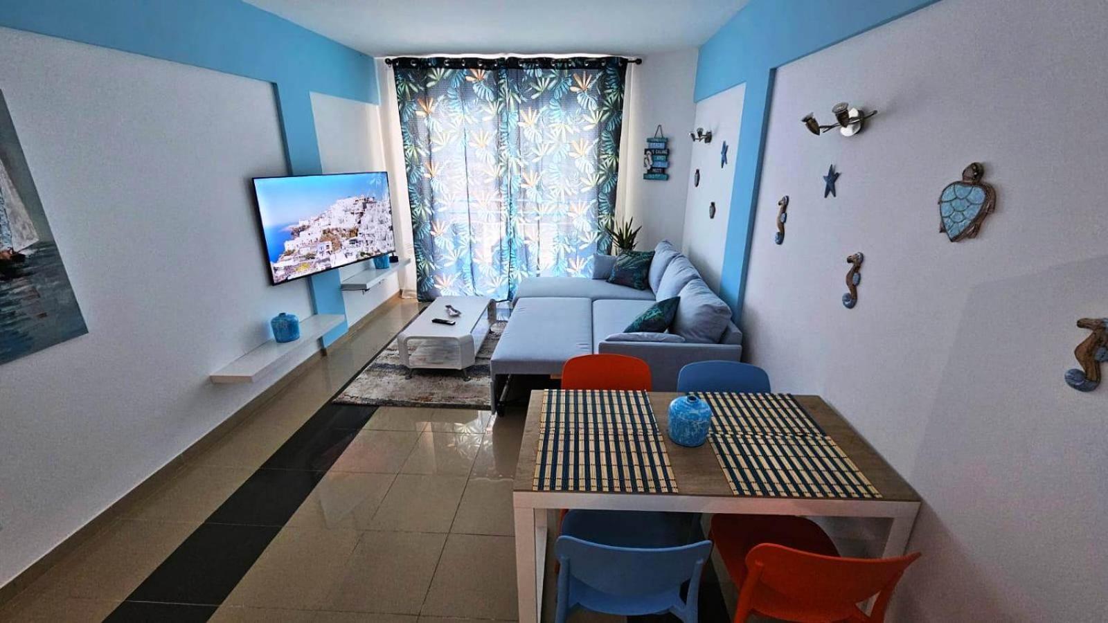 פלאיה פראיסו Blue Bay Paradise - Beach Front Apartment With Sea View מראה חיצוני תמונה